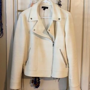 Ann Taylor Moto Tweed Jacket